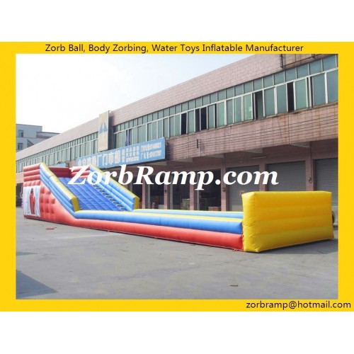 01 Inflatable Zorbing Ramp with Stopper