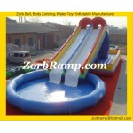 25 Inflatable Pool with Water Slides