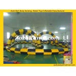 21 Inflatable Zorbing Ball Racing Track